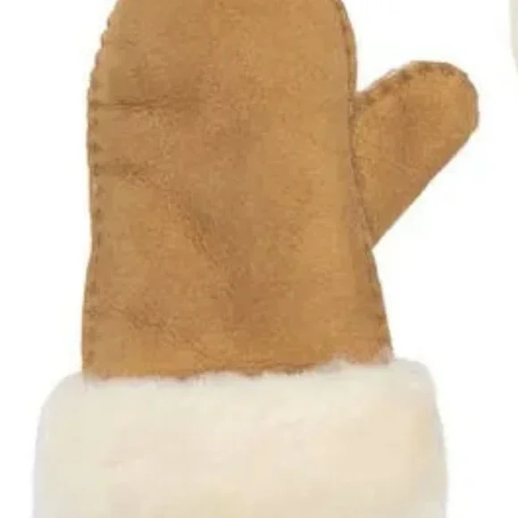 UGG SHEEP SKIN LINING KIDS MITTENS